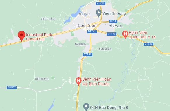 KCN Nam Đồng Xoài